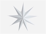 House Doctor stjerne hvid 9 point 45 cm - Fransenhome